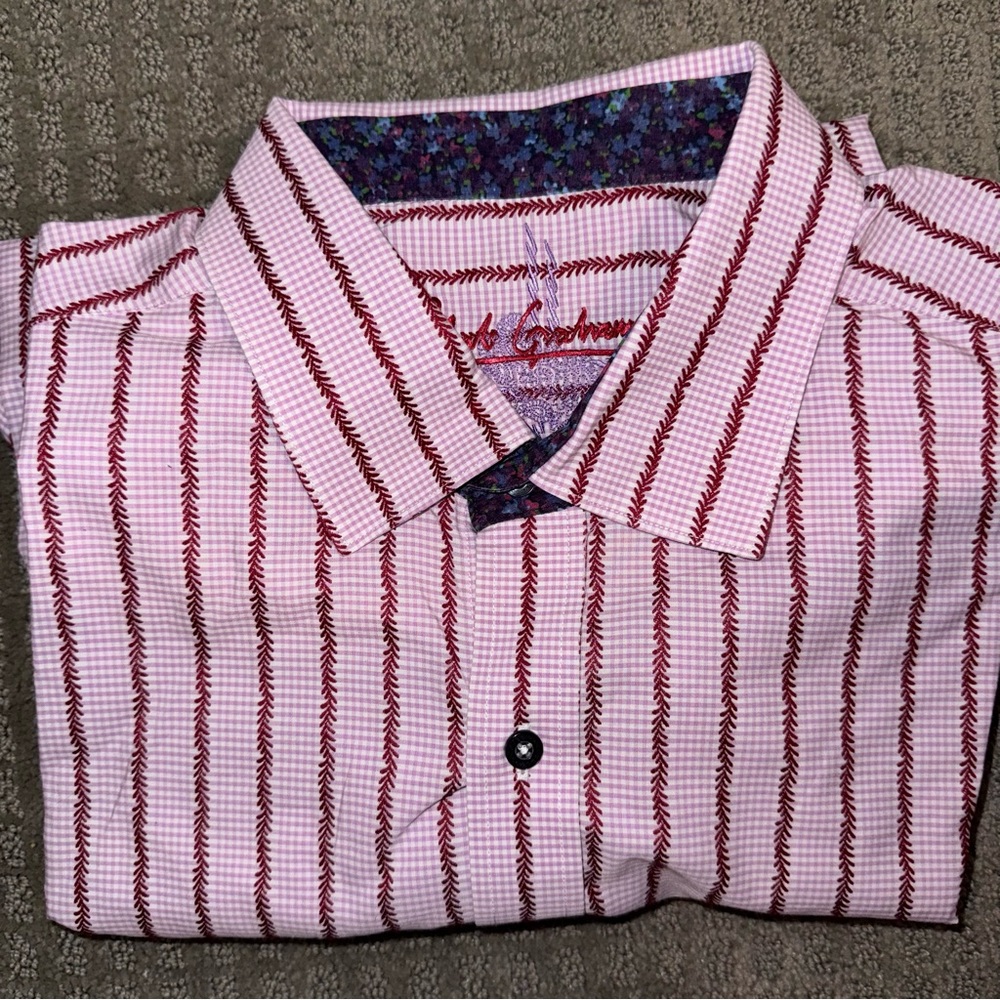 Robert graham mens button down shirt